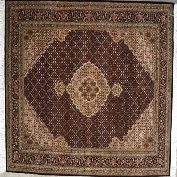 
Hand Knotted Wool Silk Bidzar Carpets 