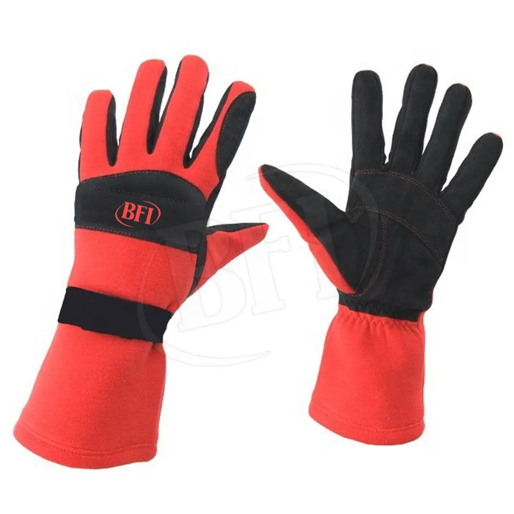 Custom Karting Racing Driving Gloves OEM Pakistan Supplier Breathable Go Kart Driving Outdoor Full Finger Racing Wear Universal
