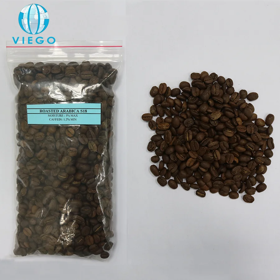  Жареные кофейные зерна экран 18 Arabica высокое качество низкая цена Арабика жареные 500 грамм пакет