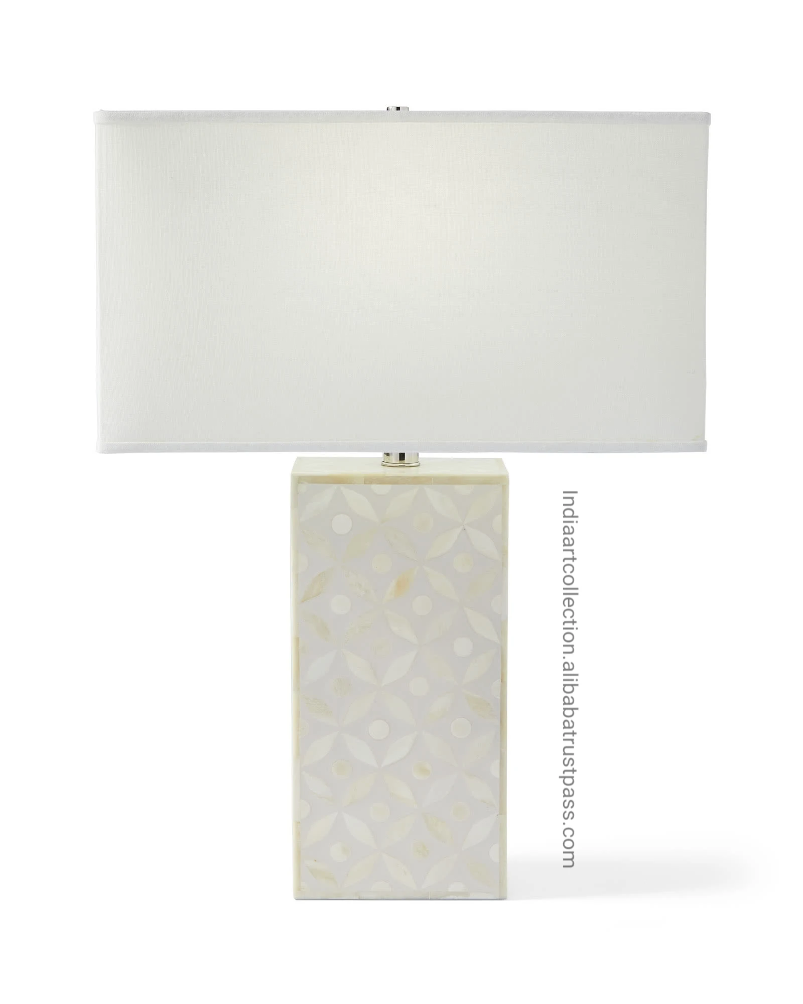 New best handmade design bone inlay table lamp for living room