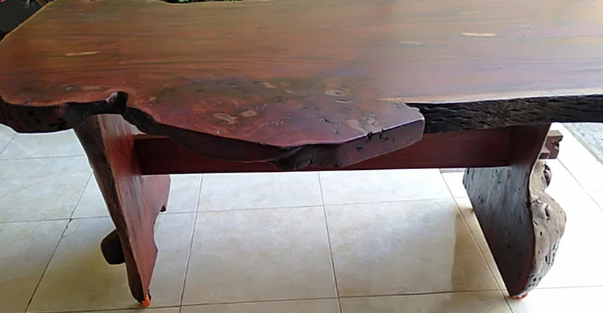 Superb Design Made Durable Mahogany Wood Large Dining Table
