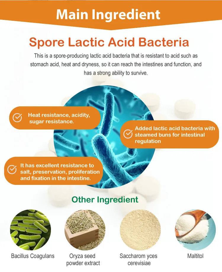 180 Nutrient Tablets Good Absorption Improve Digestive Function Healthy