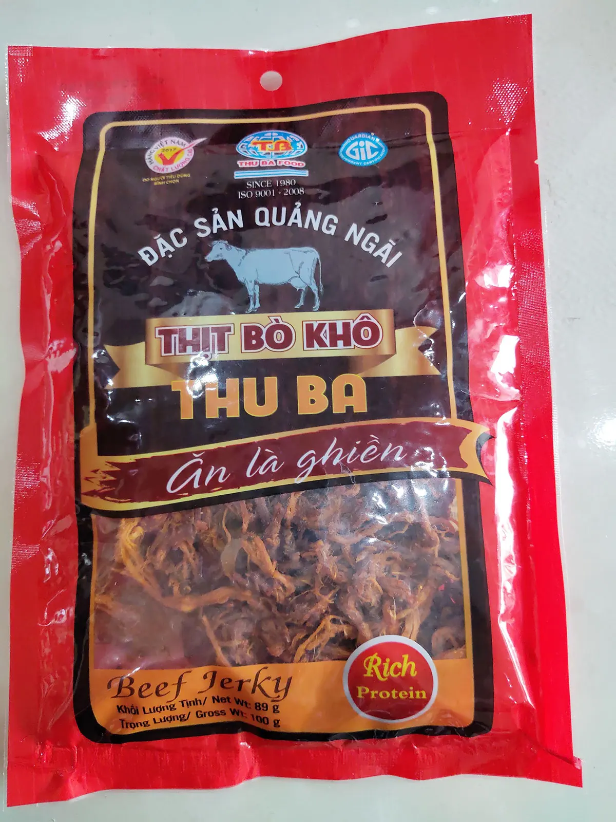 
Beef Meat Dried Beef Jerky 100g High Quality Beef Meat Made In Vietnam 