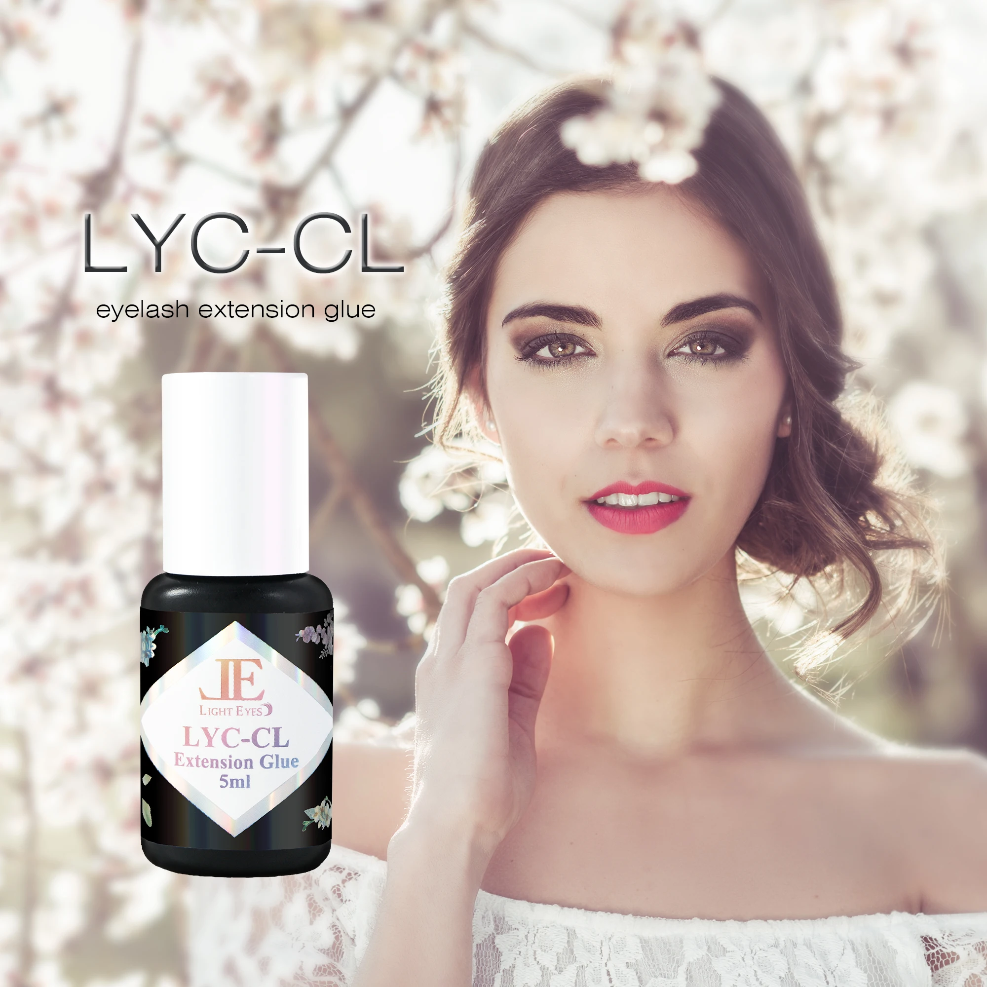 LIGHTYEES No Allergy Clear Lashes Adhesive White Glue 5ml