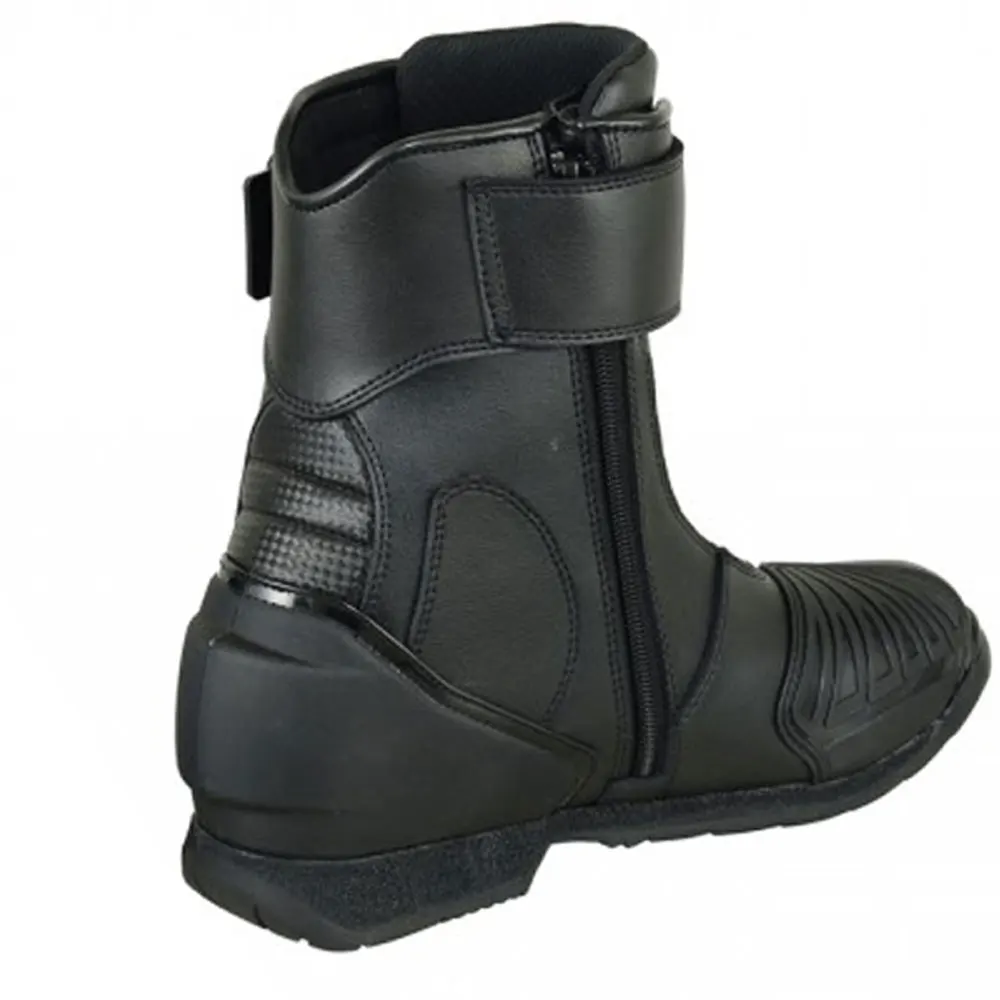 Мужские Изготовленные На Заказ высококачественные кожаные ботинки для мотоциклов прочные гоночные