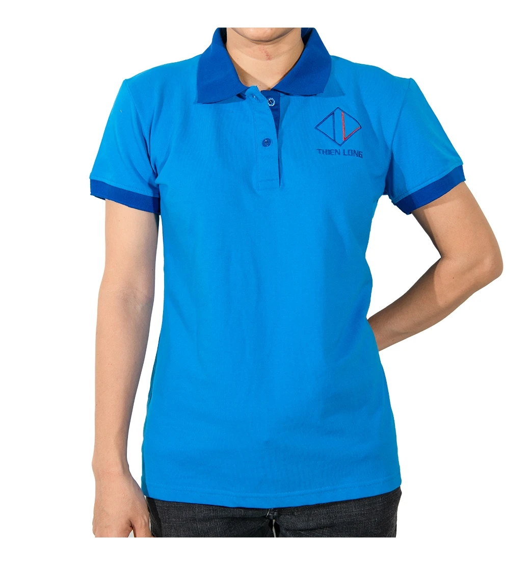 Premium Quality Custom Logo Quick Dry Polo Shirts For Women Custom Logo Colorful Vietnam Clothing