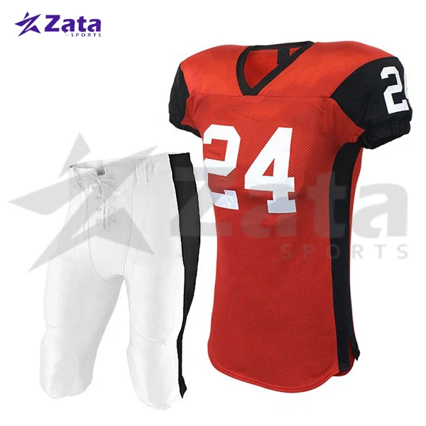 Спортивная одежда унисекс снасть саржа Джерси для американского футбола Регулируемая Стандартная посадка качественная форма