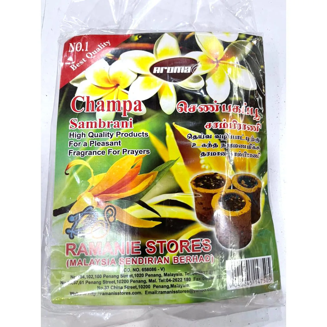 
Ароматическая Чампа самбрани, высококачественные Ароматические цилиндрические благовония для молитвы 