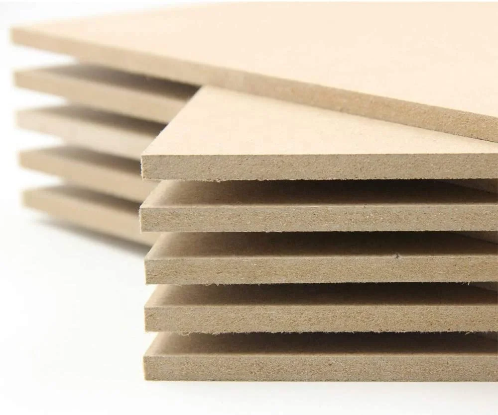 
MDF - Medium density fiberboards , Chipbaords and particle boards Melamine Laminated MDF chipboard E1 best qualityMelamine Laminated MDF chipboard E1 best quality