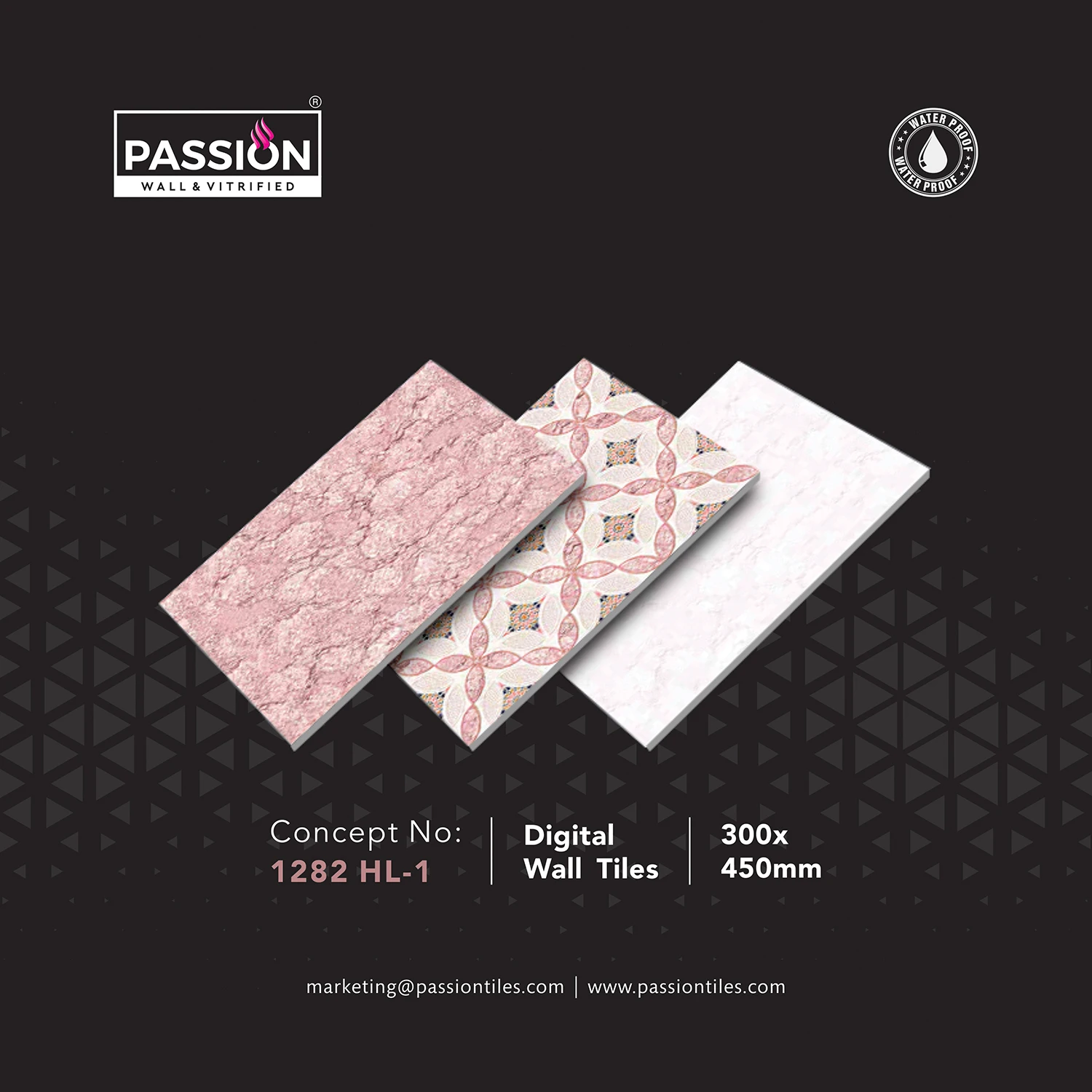  Керамическая глазурованная цифровая настенная плитка размер 30*45 см