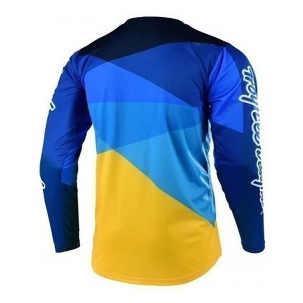 Riding Racing MX Jersey Designed Wholesale Brand Men Auto OEM Customized Style Sportswear Flame Color Feature Material