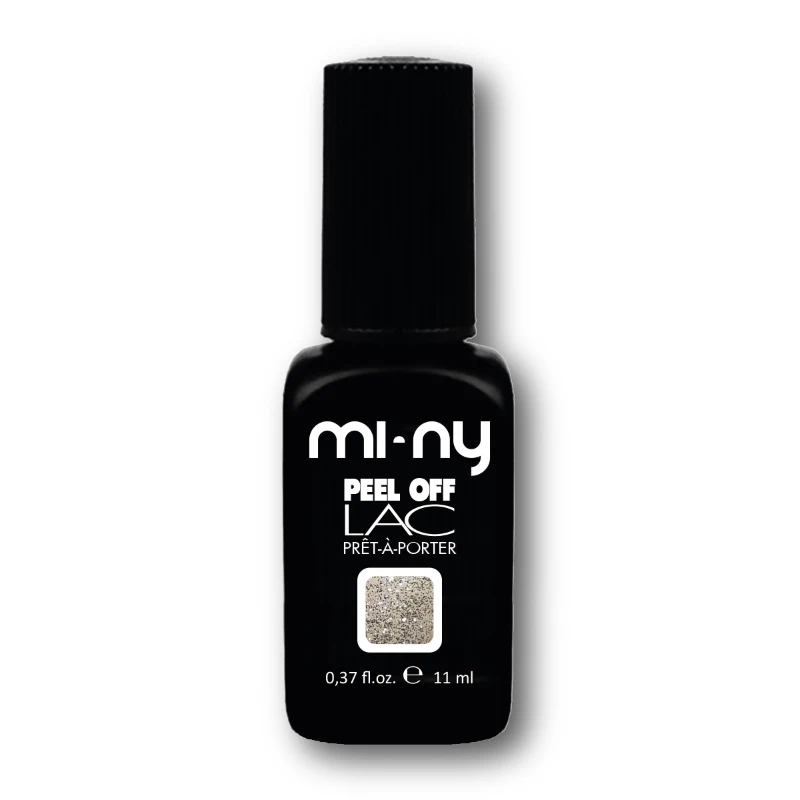 HIGH QUALITY ITALIAN REVOLUTIONARY GEL POLISH PEEL OFF LAC ONE STEP - VEGAN, 7 FREE, 3 IN 1 PRODUCT, COLOR: DISCO BALL SIZE:11ML