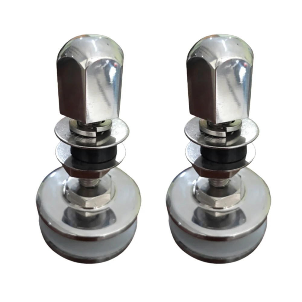 4 Arms Spider Connected Glass Polished Stainless Inox 304