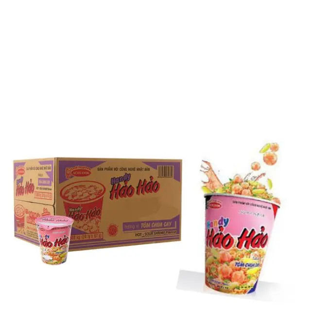 Хит продаж Hao ручная лапша чашка для лапши быстрого приготовления все сделано во Вьетнаме (картонная коробка)