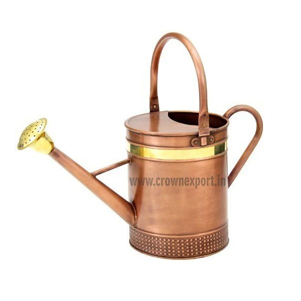 Стальная металлическая Высококачественная поливочная банка блестящая медная готовая оптовая продажа от производителя поливочной банки для дома и сада по лучшей цене