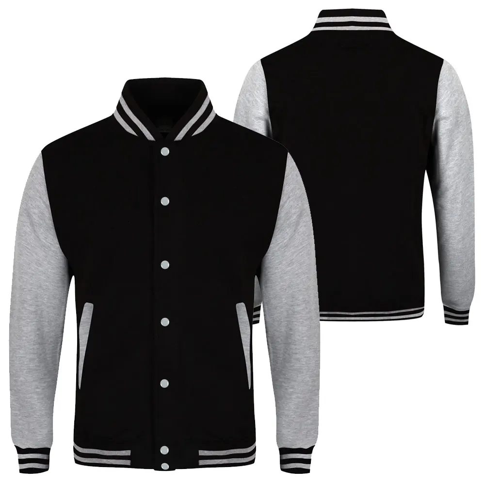  Baseball Varsity jacket for men custom logos with wool and leather sleeves / American Style wholesale schoolboy jackets