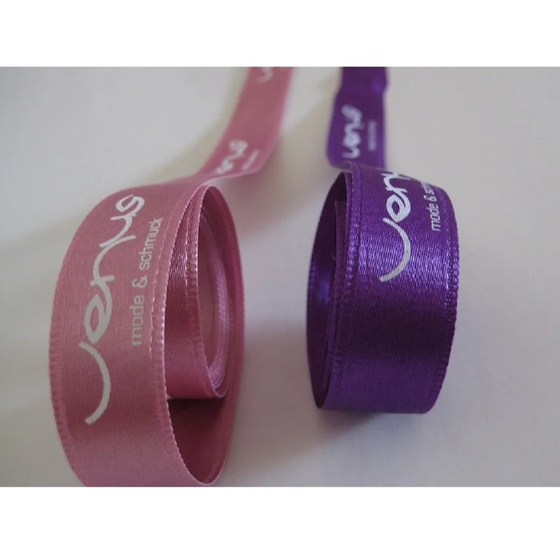 Рельефная лента с напечатанным экраном логотипом на заказ для празднования подарочной упаковки