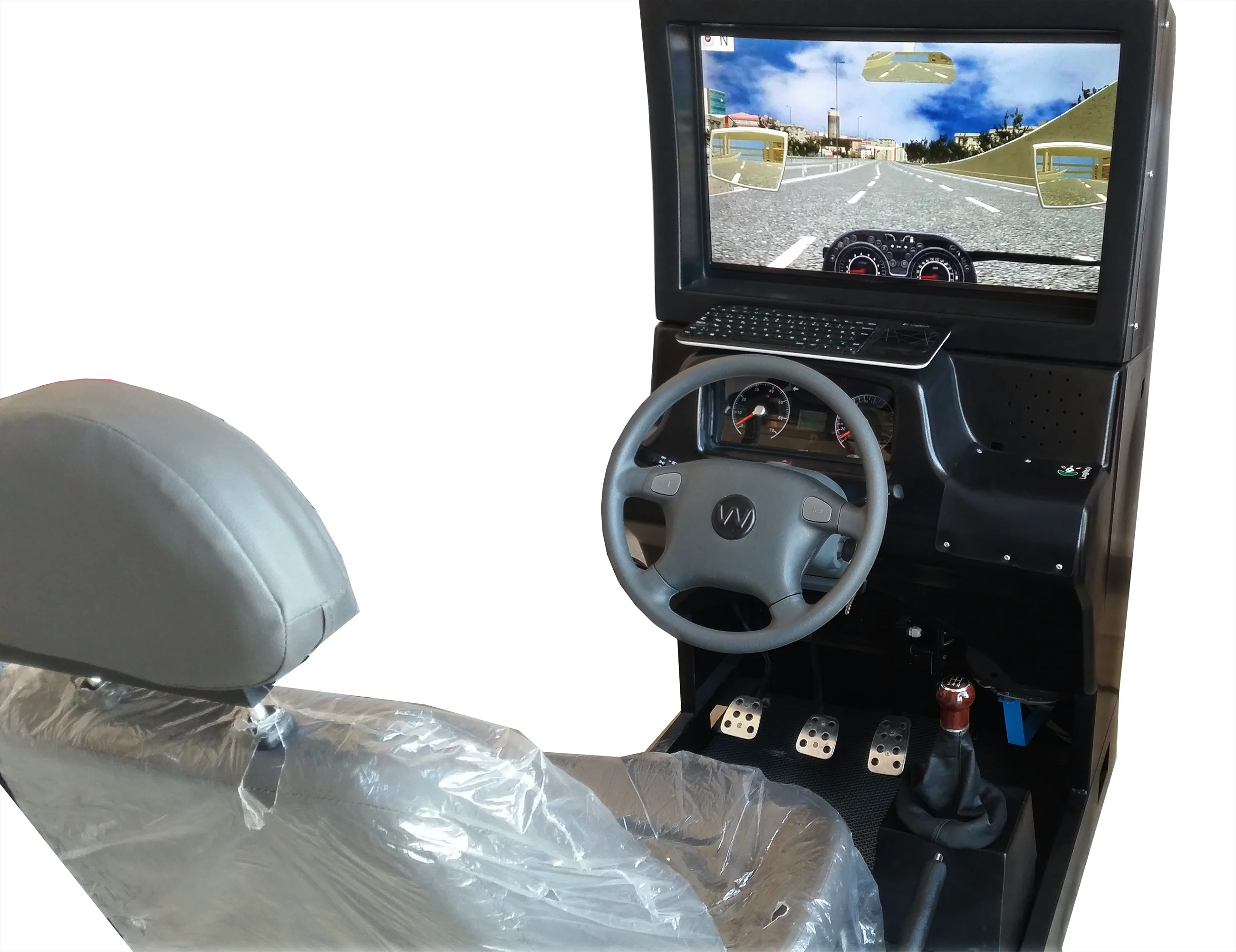 
BEST PRICE Car Driving Training Simulator (LEFT- RIGHT HAND DRIVE / Real Car Equipment for Personal Use or Driving Schools) 