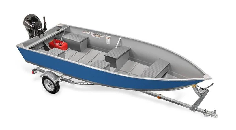 Ecocampor 12ft/14ft/16ft/18ft/20ft Flat Bottom Aluminum Utility Jon Fishing Rowing Boats for Sale
