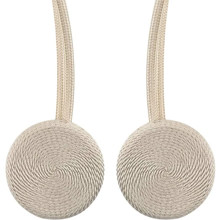 magnet curtain tieback New Design Tieback curtain accessories Curtain buckle magnetic tieback DDP Shipping to door