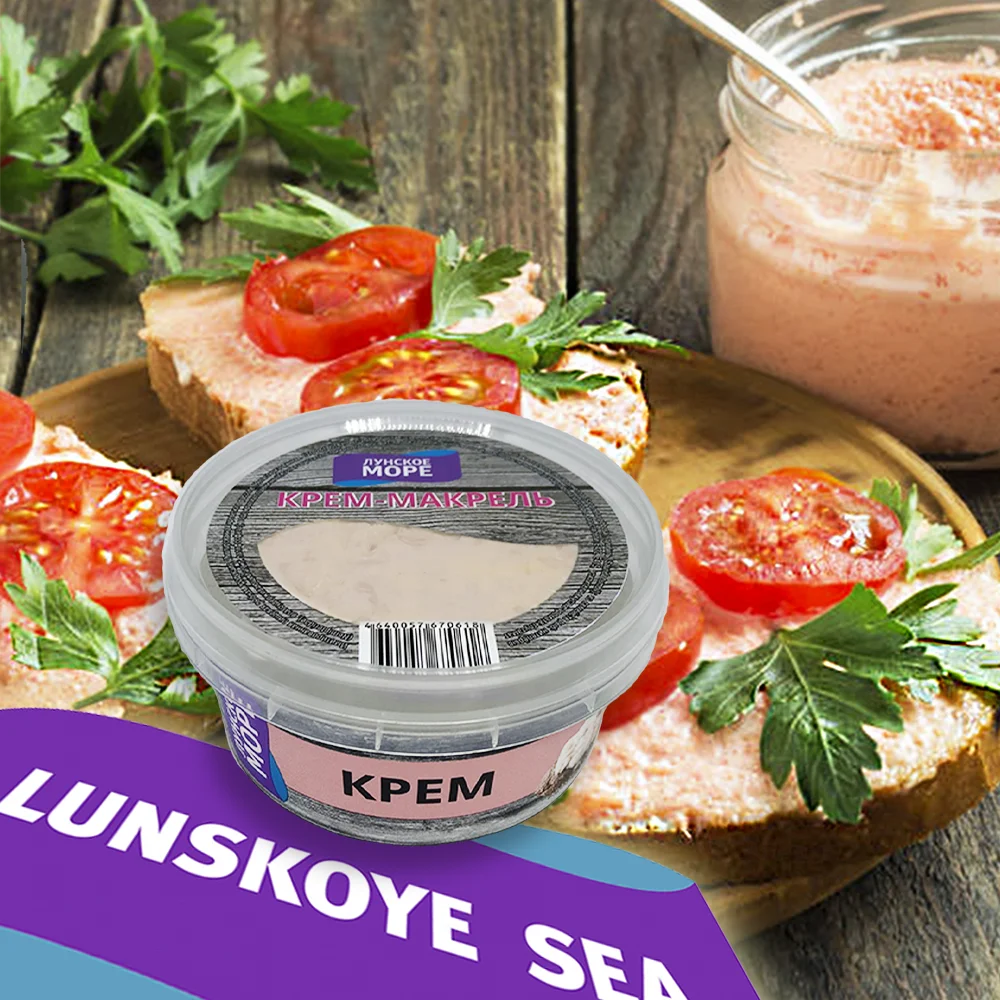 Lunskoe Sea Seafood Fish snack Salmon cream 180 g