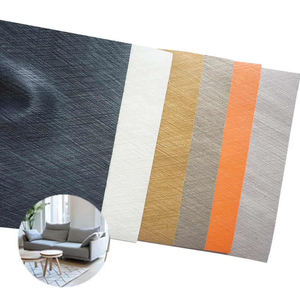 ПВХ кожа ткань тиснение кожа ткань Античная деревенская мебель