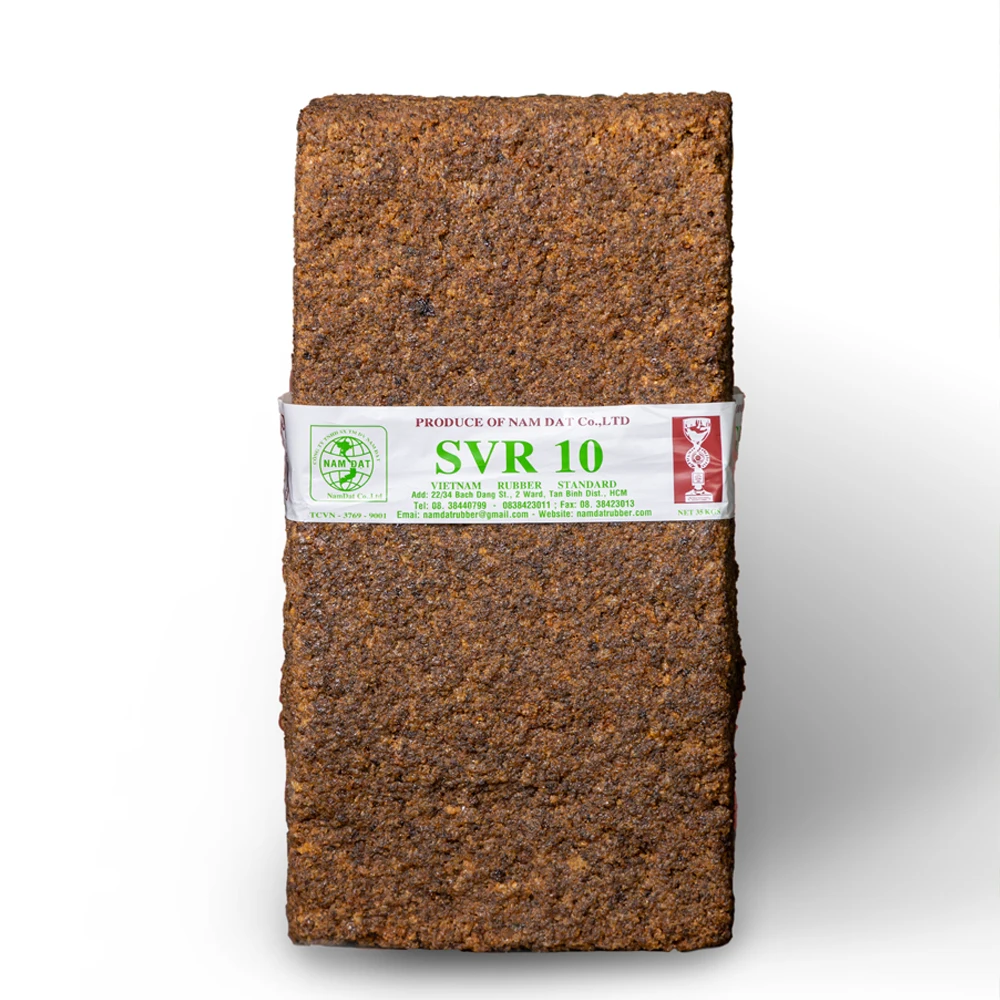 Manufacturer Natural Rubber Raw Materials Brown Color SVR 10 With Multi Usage High Quality From Vietnam