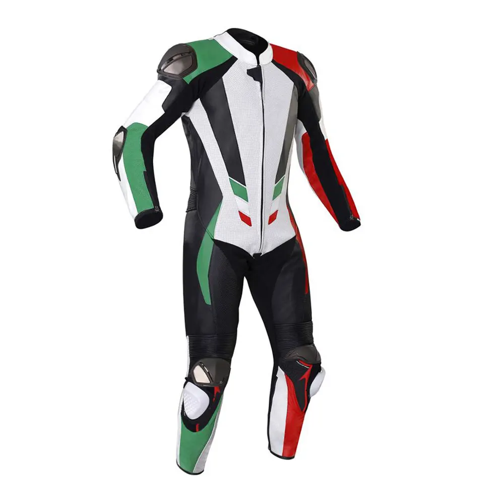 Men Leather Motorbike Racing Suit Good Quality Wholesale Men Motorbike Leather Suit