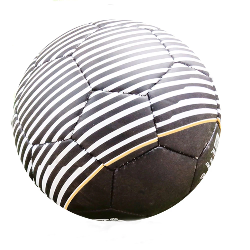 Professional PVC footballs low price soccer ball Stripe PVC Fabric Machine Sewing Size 5 Sports Team Match Training Soccer Ball