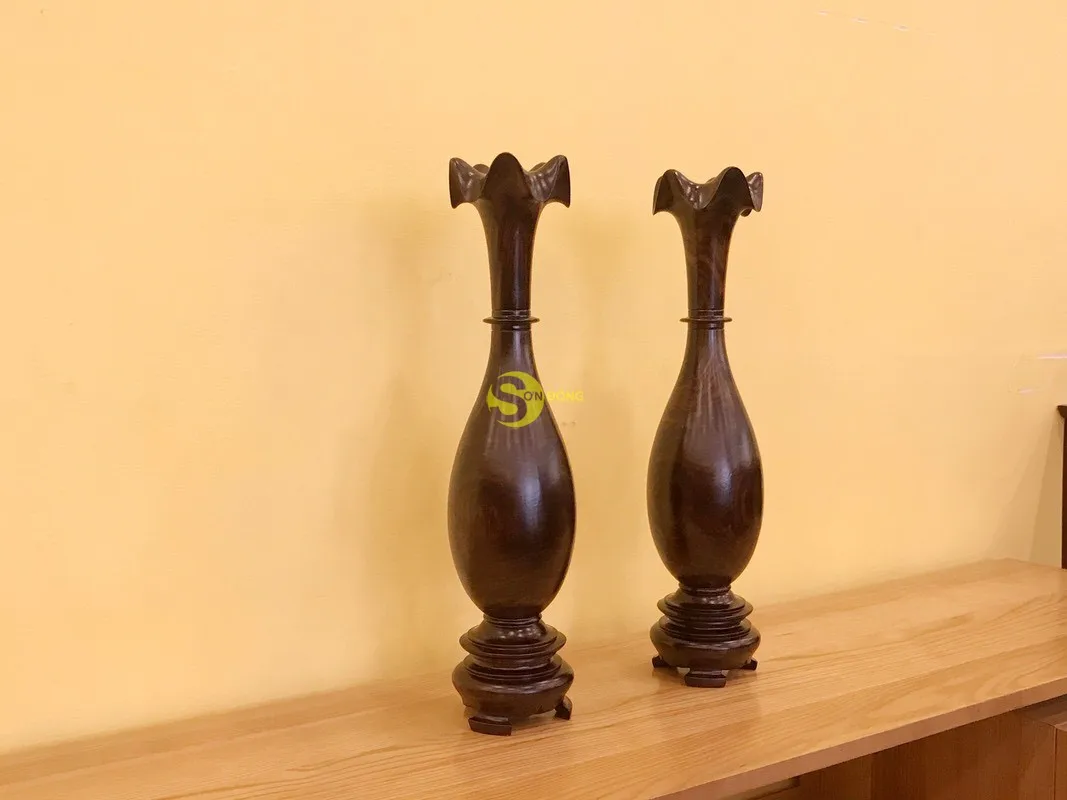 Декоративная Тыква из натурального дерева