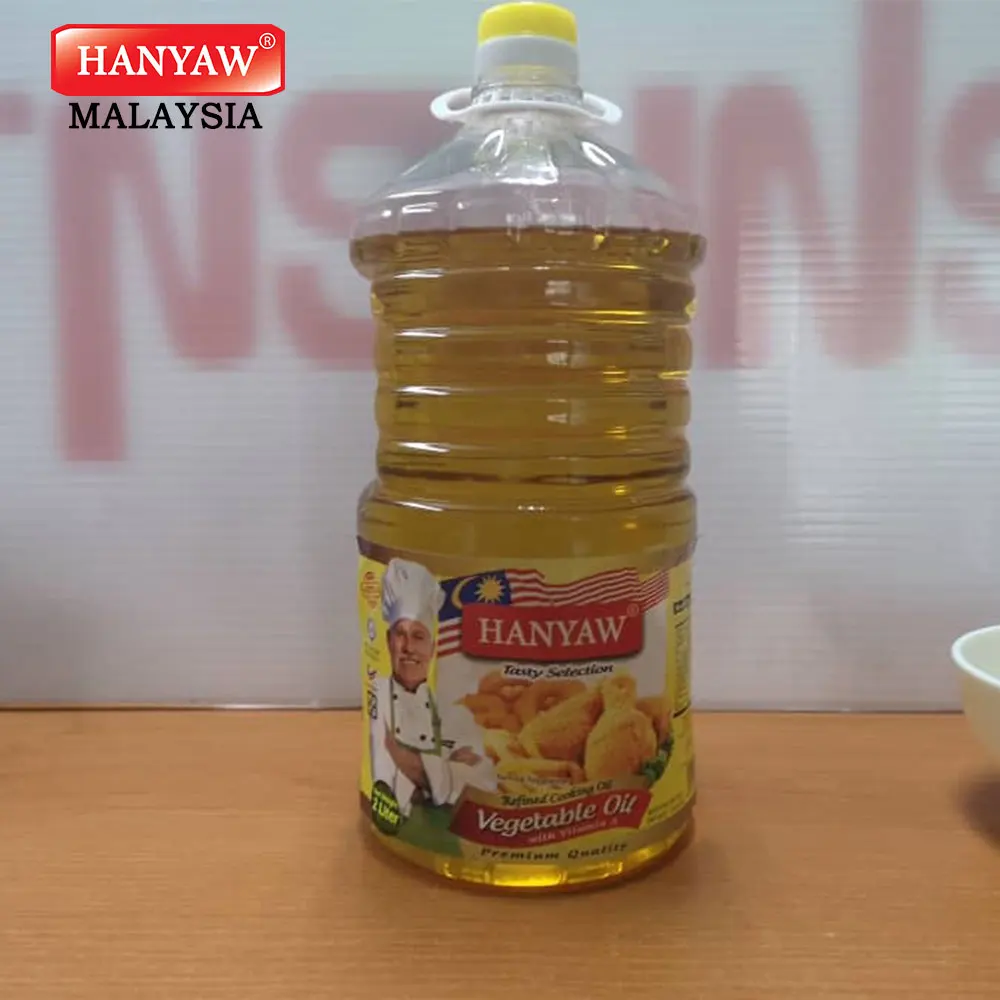 [Малайзия] Быстрая доставка + Халяль Сертифицированный бренд Hanyaw олеин CP6 пальмовое масло растительное кулинарное (2 литра X 6 ПЭТ бутылки/Ctn)