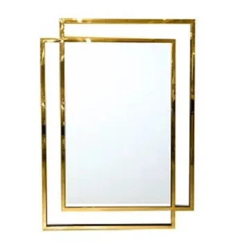 Зеркальная гравировка стен для дома ресторанов отелей железная рама пол скошенное зеркало Декор Стеклянный Отражатель металлическое