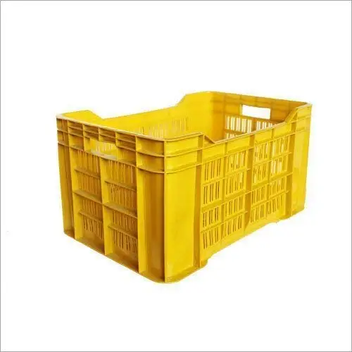 Vegetables Folding Plastic Crates Storage Crates For Store Shopping High Quality Wholesale Price Solid Box