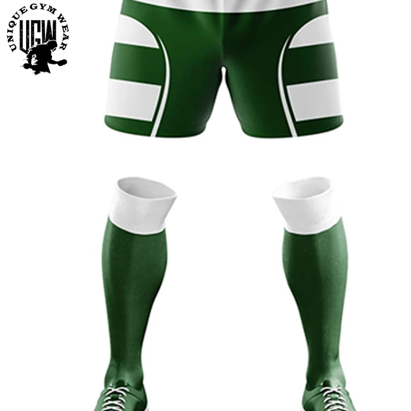 Top Quality Custom Made Men Sublimated Rugby Uniforms set Good Design Rugby Uniform