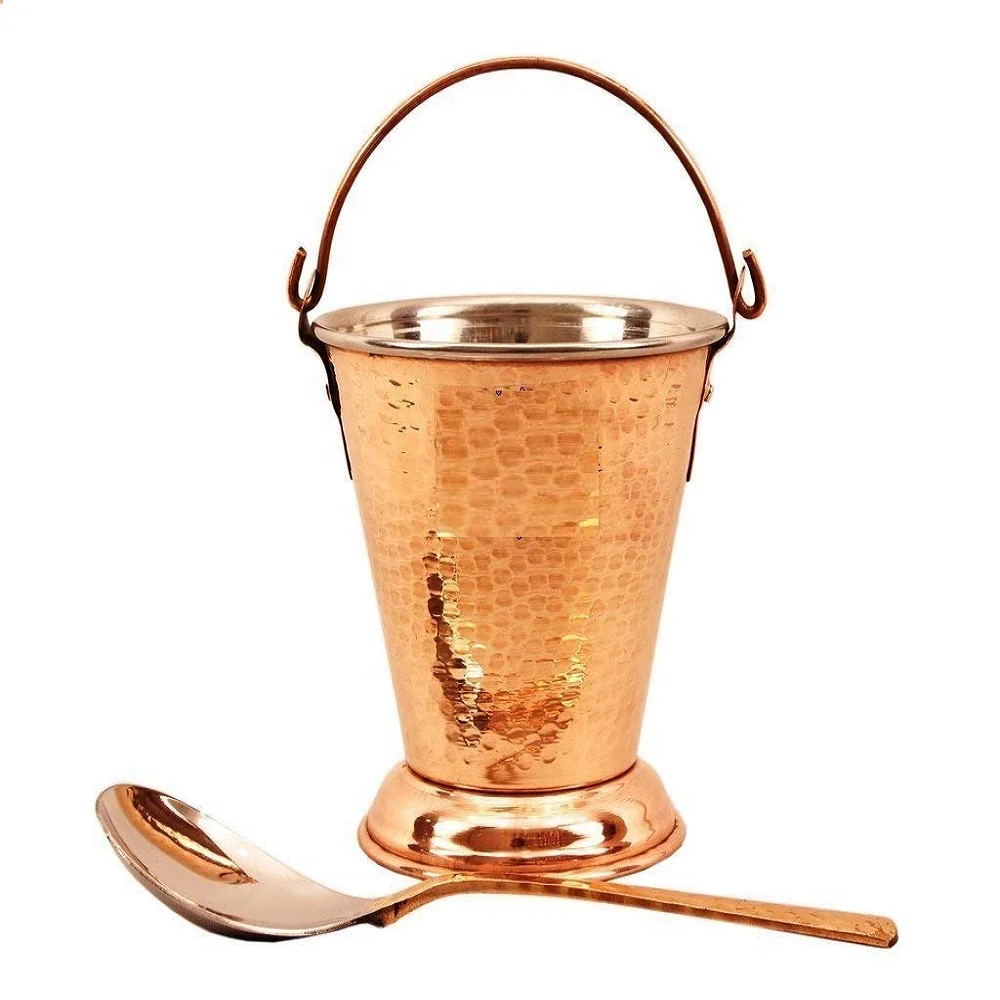 copper plated water bucket pail bucket different sizes 10 liter paint bucket