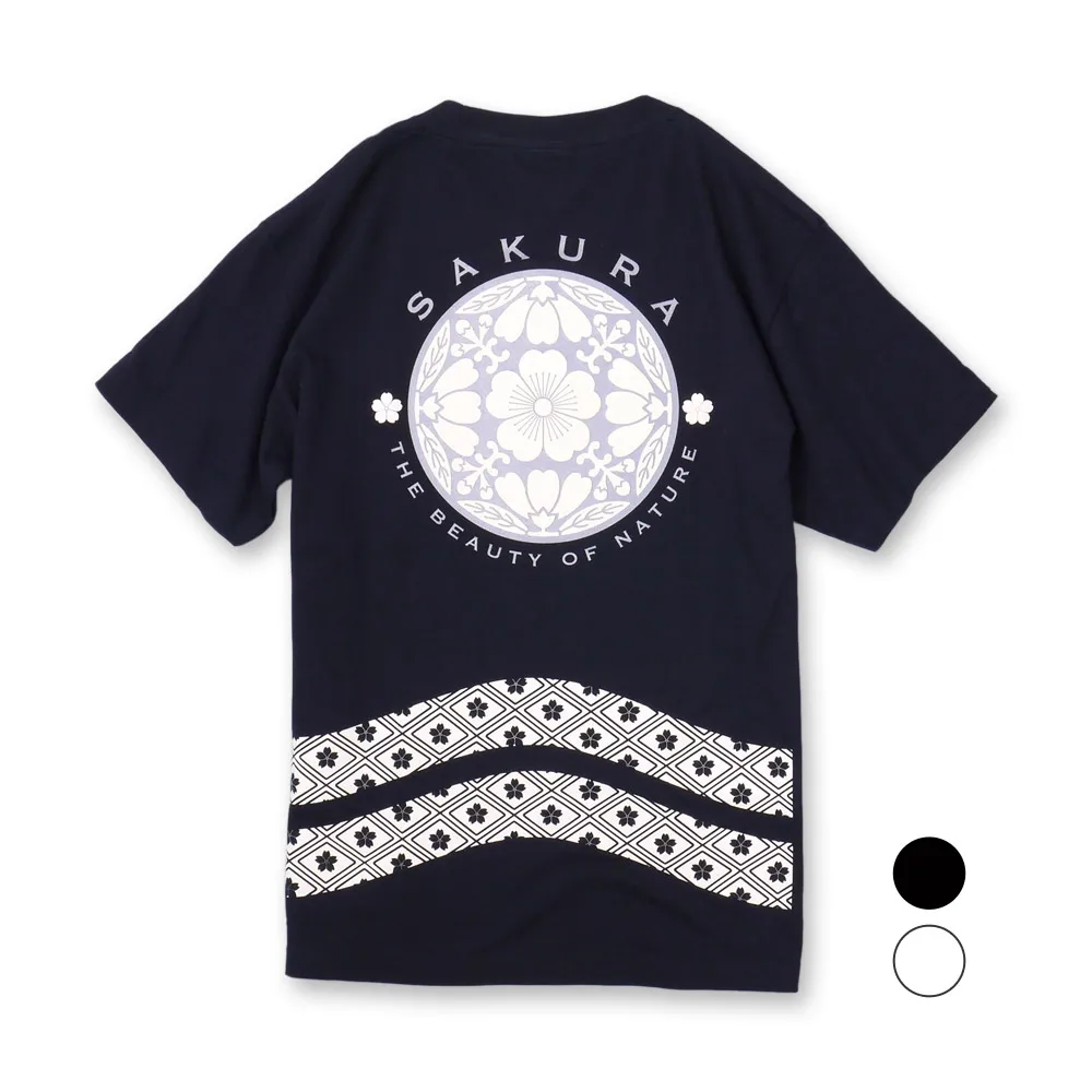 
HIKESHI SAKURA TEE Japanese high quality printed tshirt 