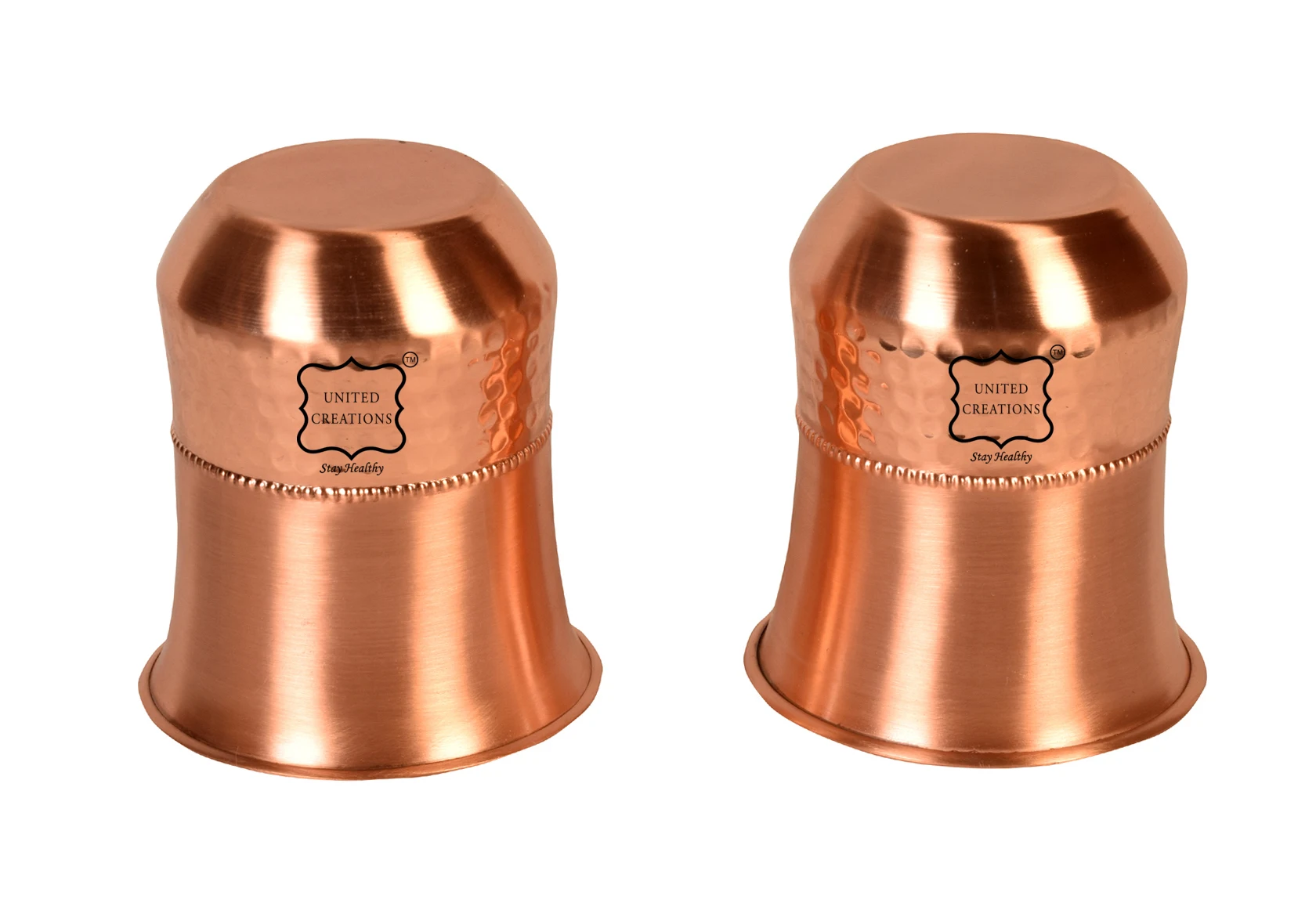 2022 модная чашка из чистой меди с рисунком молотка и матовый дизайн для питья сока пользовательским логотипом индийские медные мерные чашки