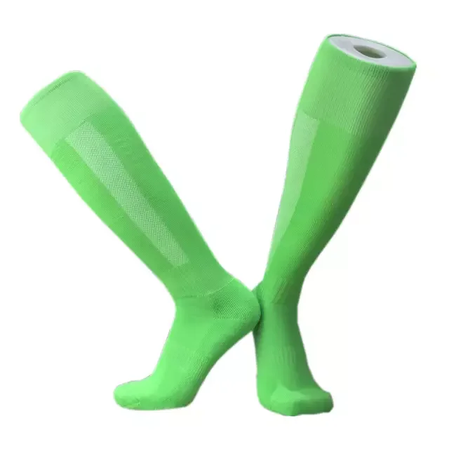 
Factory Wholesale Athletic Fit Running Football Sport Long Compression Anti Slip Soccer Socks for Adult 
