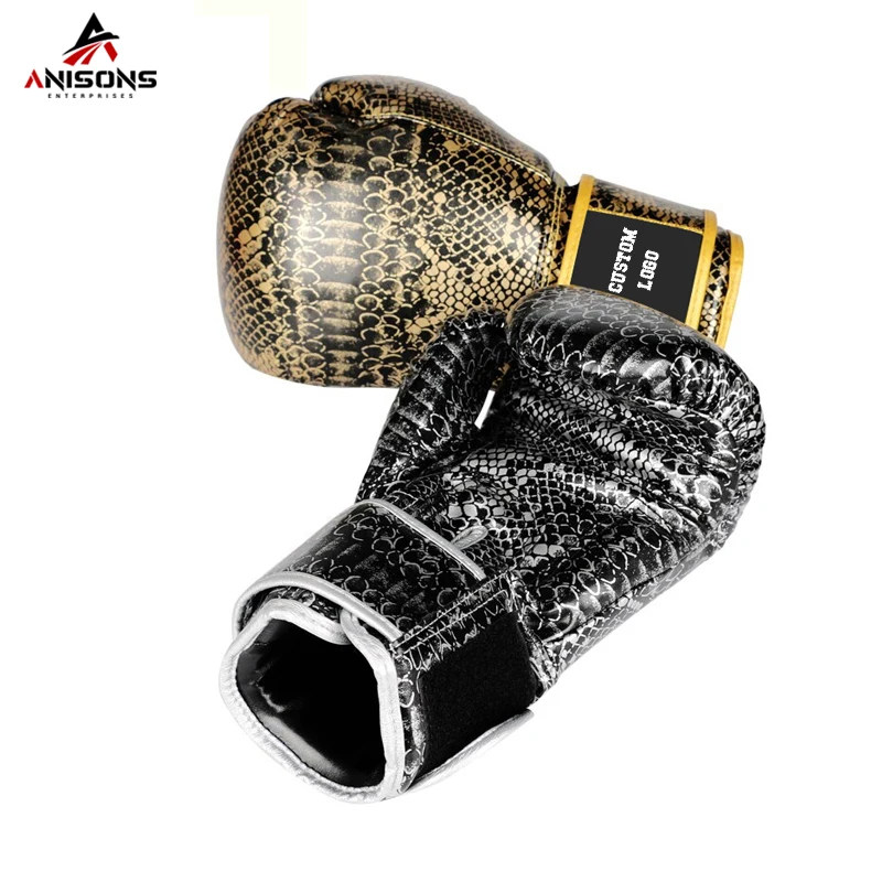 Боксерские перчатки 10-16 унций оптовая продажа боксерские Muay Thai из искусственной кожи для мужчин и женщин тренировочные MMA