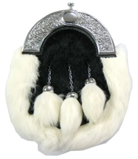 SI - SCOTTISH LEATHER RABBIT SPORRAN