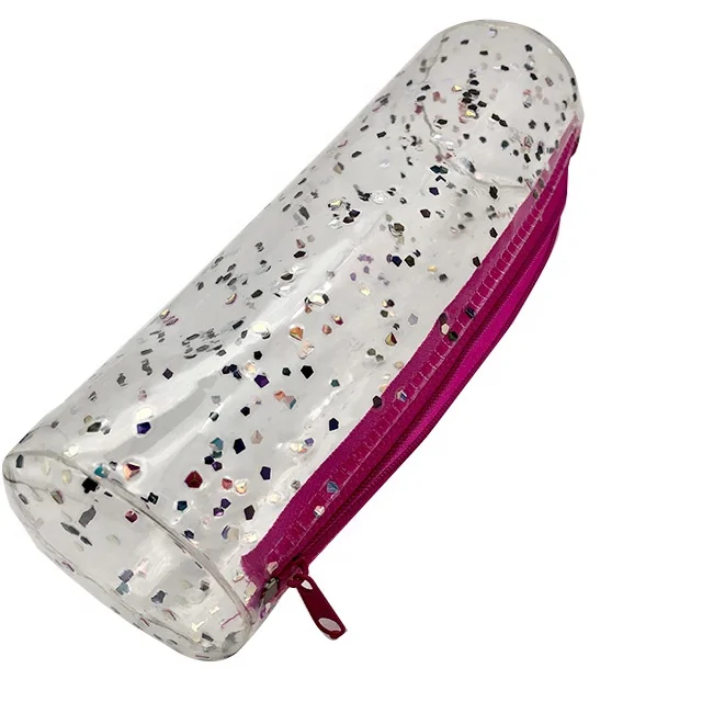 Eco-friendly Stationery Custom Flexible PVC pouch Stylish Pen Multi-Colored Cosmetic Zipper Pouch