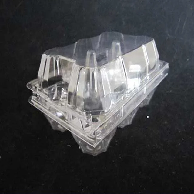 Factory manufacture recyclable blister egg packaging clear plastic PVC egg box