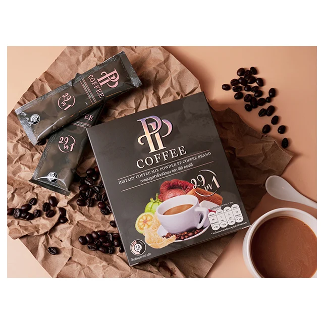 Низкое количество калорий полипропиленовый Кофе 29 в 1 здоровый мгновенный кофе ежедневное питье Премиум качество из Таиланда на экспорт 100%