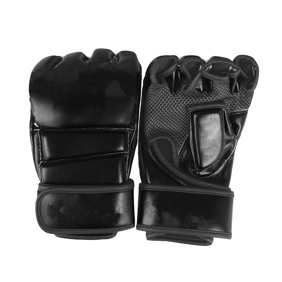 2021 Professional Boxing Training Gloves Custom Design New Half Finger Custom Logo Mma Boxing Gloves