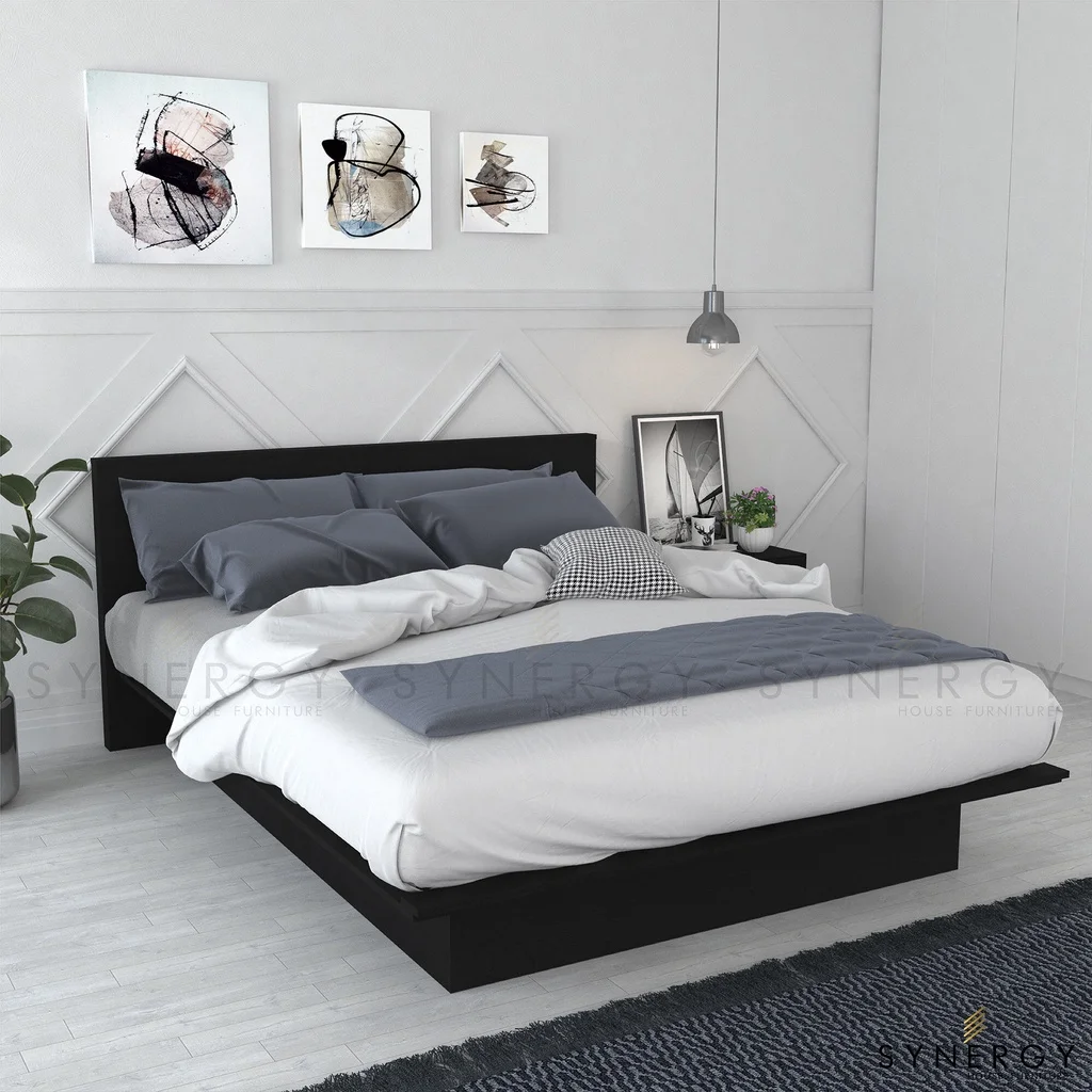 Ready Stock белый цвет DONNA HARMONY Series Queen Bed - 3 цвета-5 16 футов-Katil