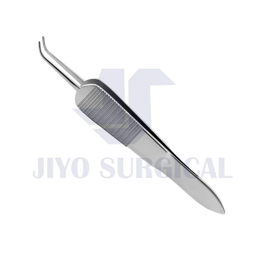 Hot Sale Top of our Production Titanium New Tying Forceps Extra Delicate angled Reusable ophthalmic instrument