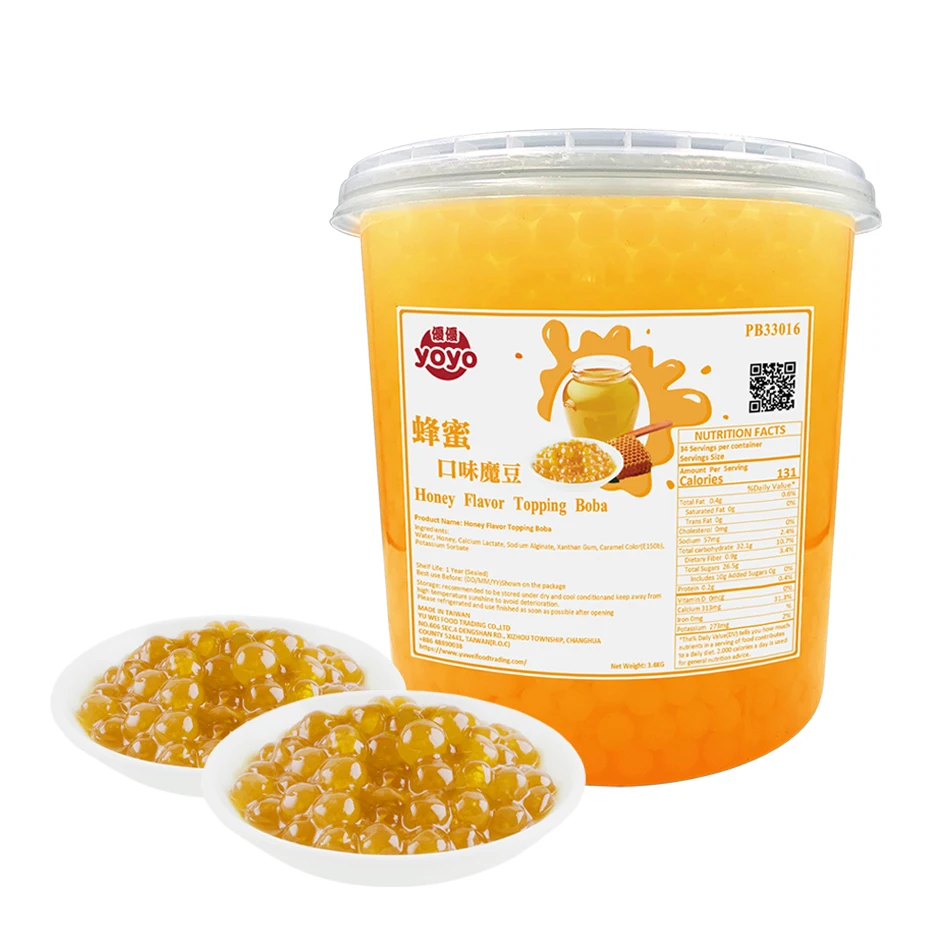 Соковый шар с медовым вкусом Boba тайваньский продукт