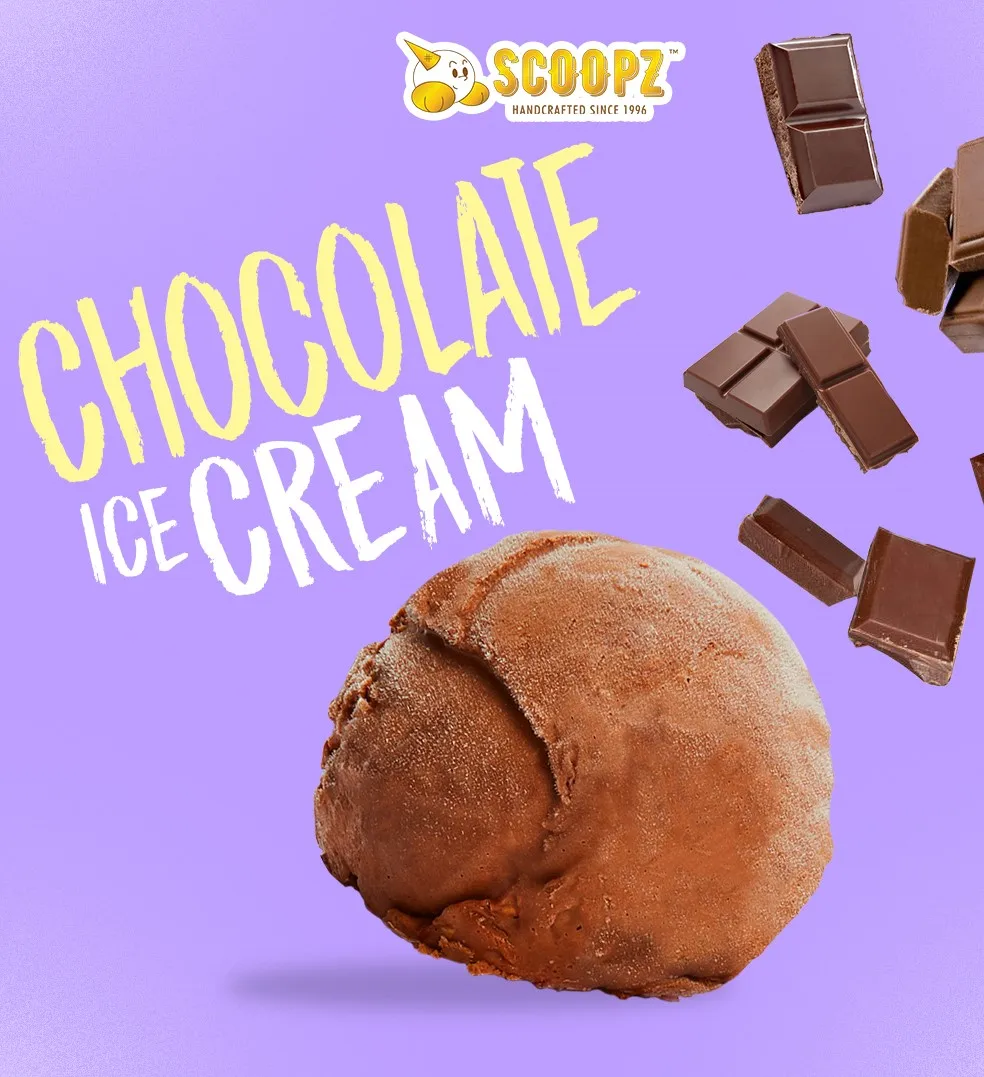 Handcrafted Dark Rich Cacoa Taste Est 8 months Shelf Life Soft Classic Chocolate Ice Cream (16oz Pint) Made in Singapore