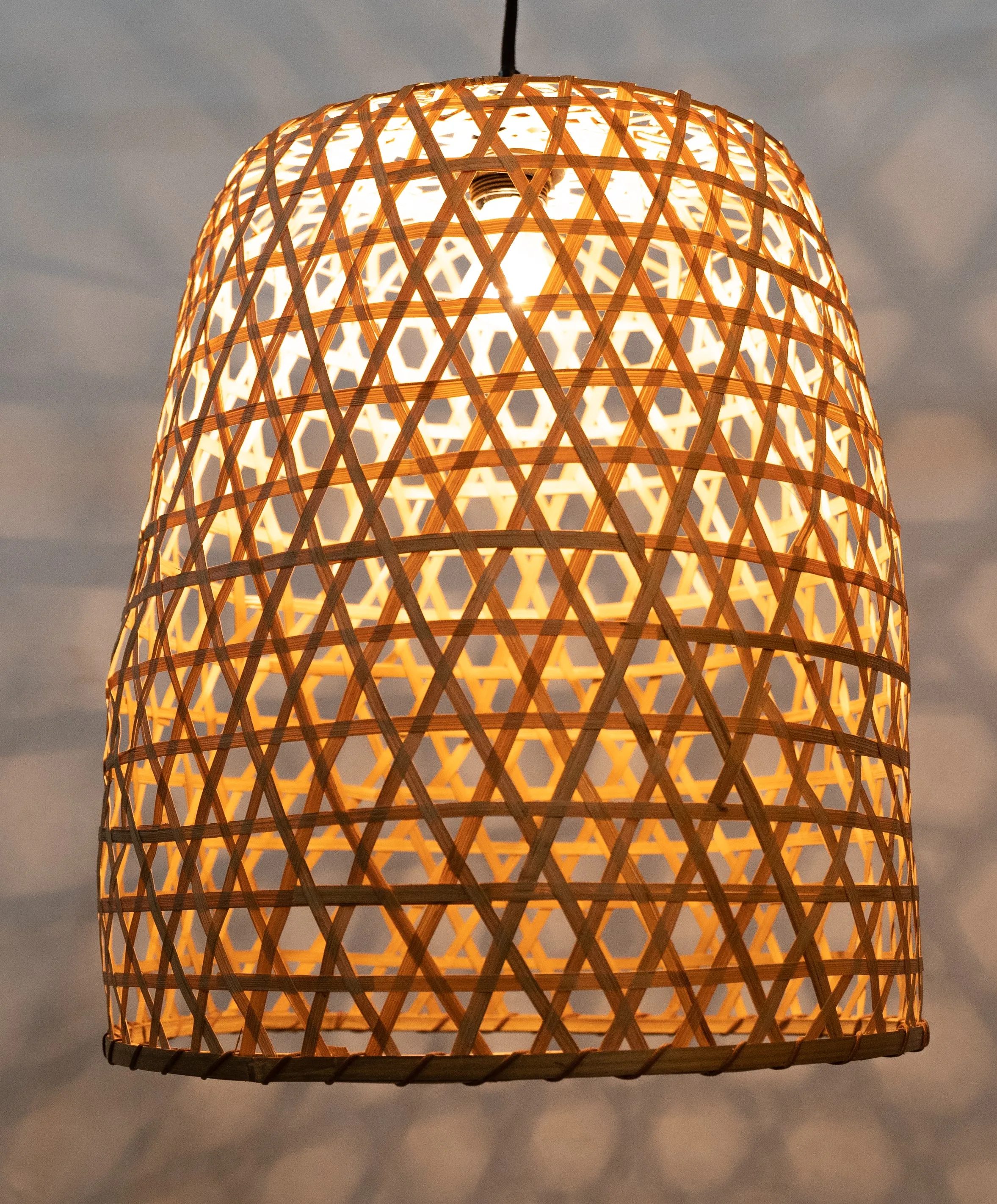 Renel New Design Country Village Natural Bamboo Hanging Lampshade For Lamp Made In Vietnam