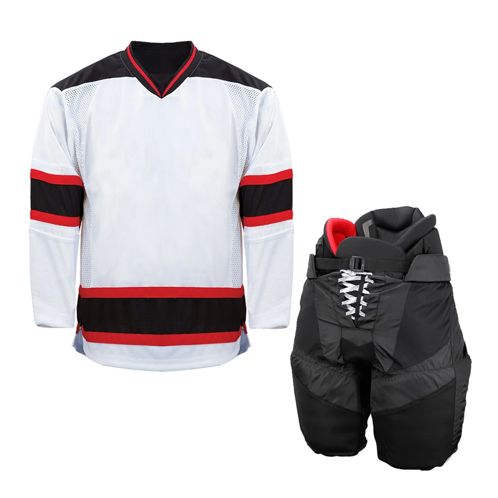 Quick Dry Breathable Unisex Ice Hockey Uniform Pakistan Made Sublimation Technique Customizable Name-OEM Option Available Sale